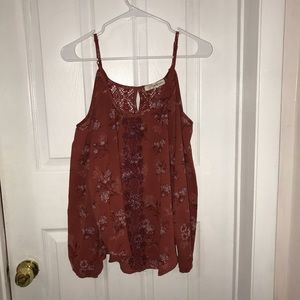 Orange blouse